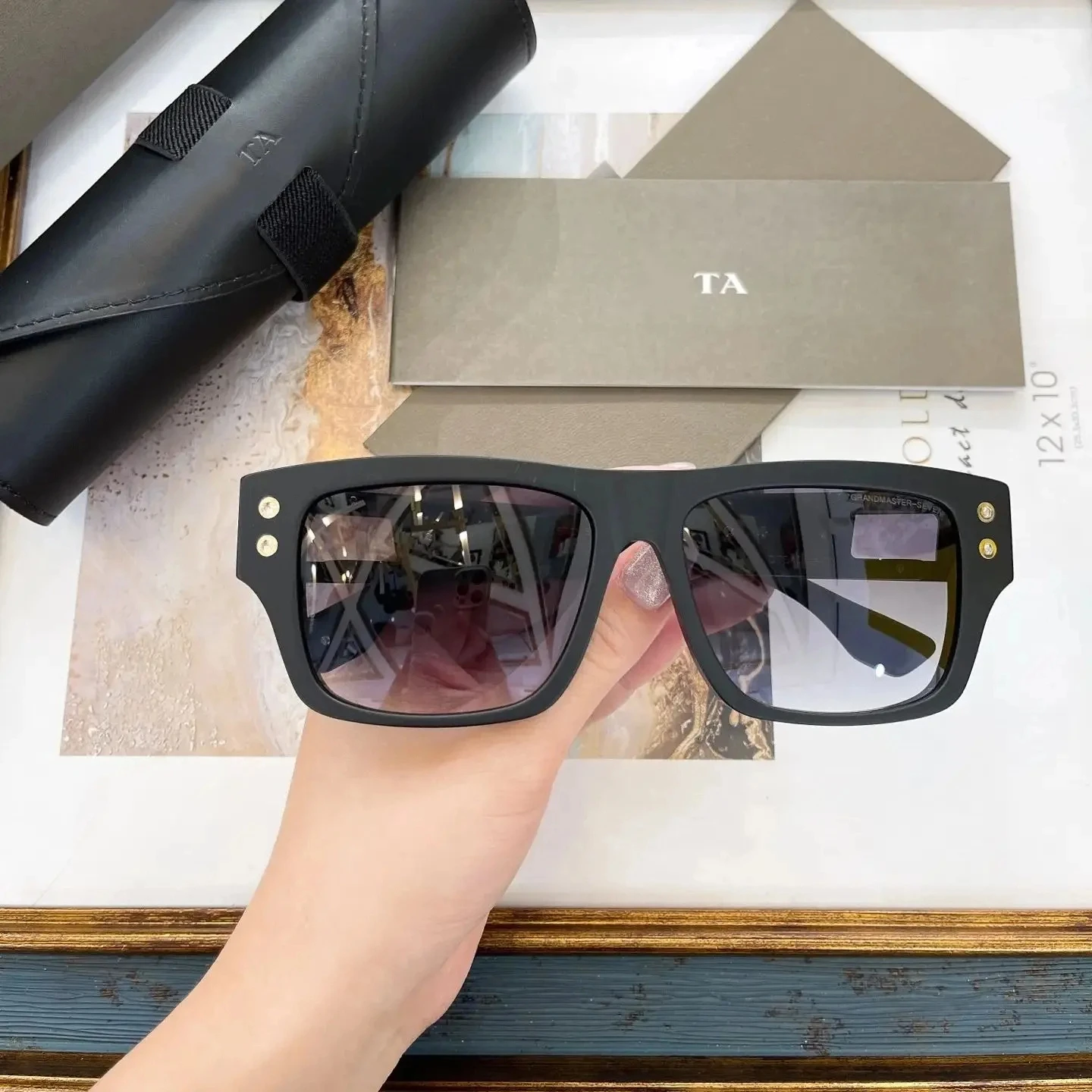 

Authentic For DIYTA DT DTS407 Luxury Designer Classic Men Women Sun Glasses Fashion UV400 Polarized Male Couple Eyewear With Box