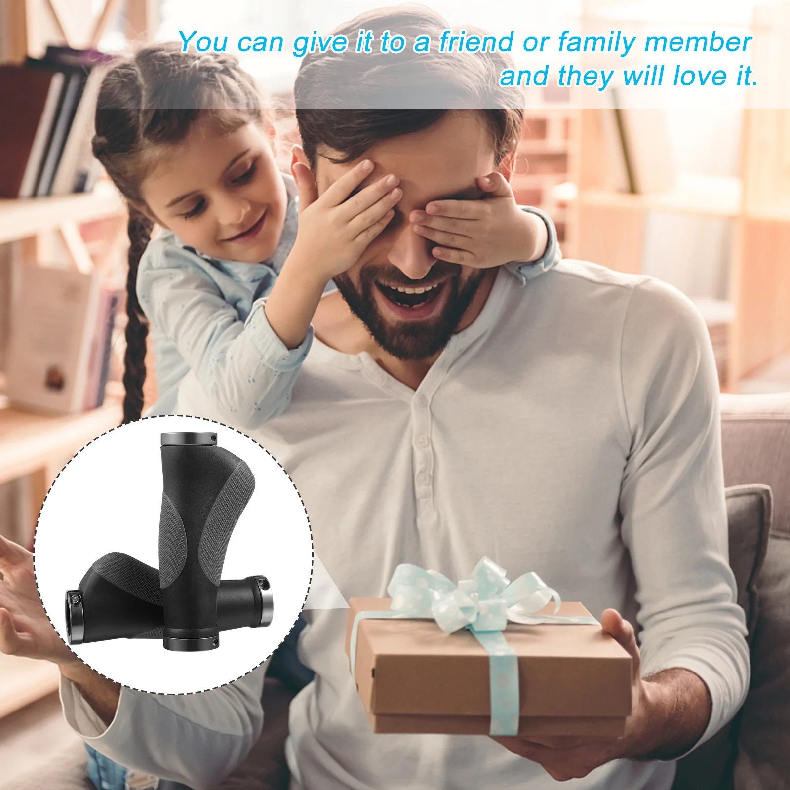 

1Pair Bicycle Handle Grips High Quality Plastic Non-Slip Road Bike Grip Ergonomic Comfort Handlebar Easy to Install Vibration