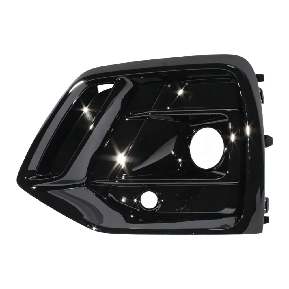 Front Bumper Fog Light Cover For Q5 For SQ5 For S For Line Sport 2021 2022 2023 2024 Stylish Black Glossy Bumper Fog Lamp Bezel