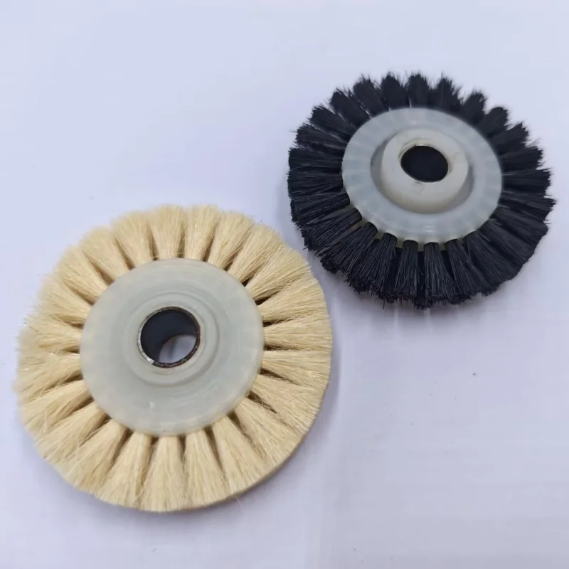 sHigh Quality Wool Soft Brush Wheel 60*10mm Press Paper Brush Round Brush Wheel For Akiyama Offset Spare Parts