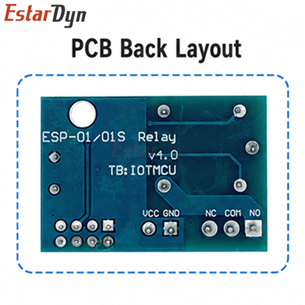 Estardyn 5V WiFi Relay Module for ESP8266 ESP-01 ESP-01S Wireless Remote Control Switch Board DIY Smart Home