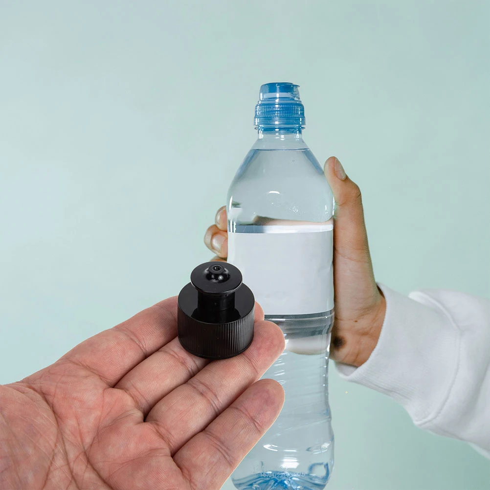 

20pcs Sports Pull Cap Replacement For Water Bottles Reusable Leakproof Portable Bottle Lid Push Pull Covers Fit Travel Soda
