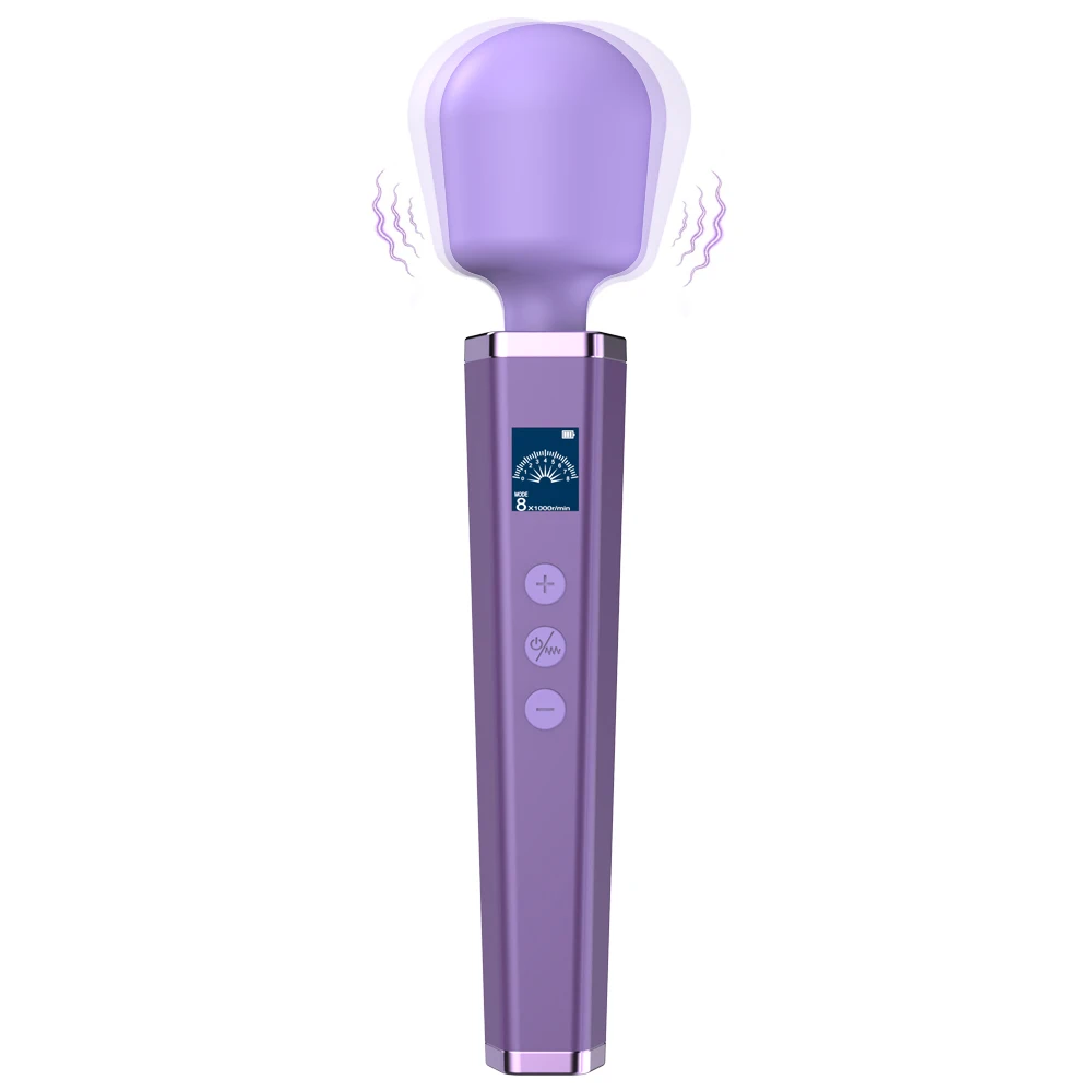 Vibrator for Women Powerful Big Magic Wand Big AV Body Massager G Spot Clitoris Stimulator USB Charging Adult Sex Toys for Adult