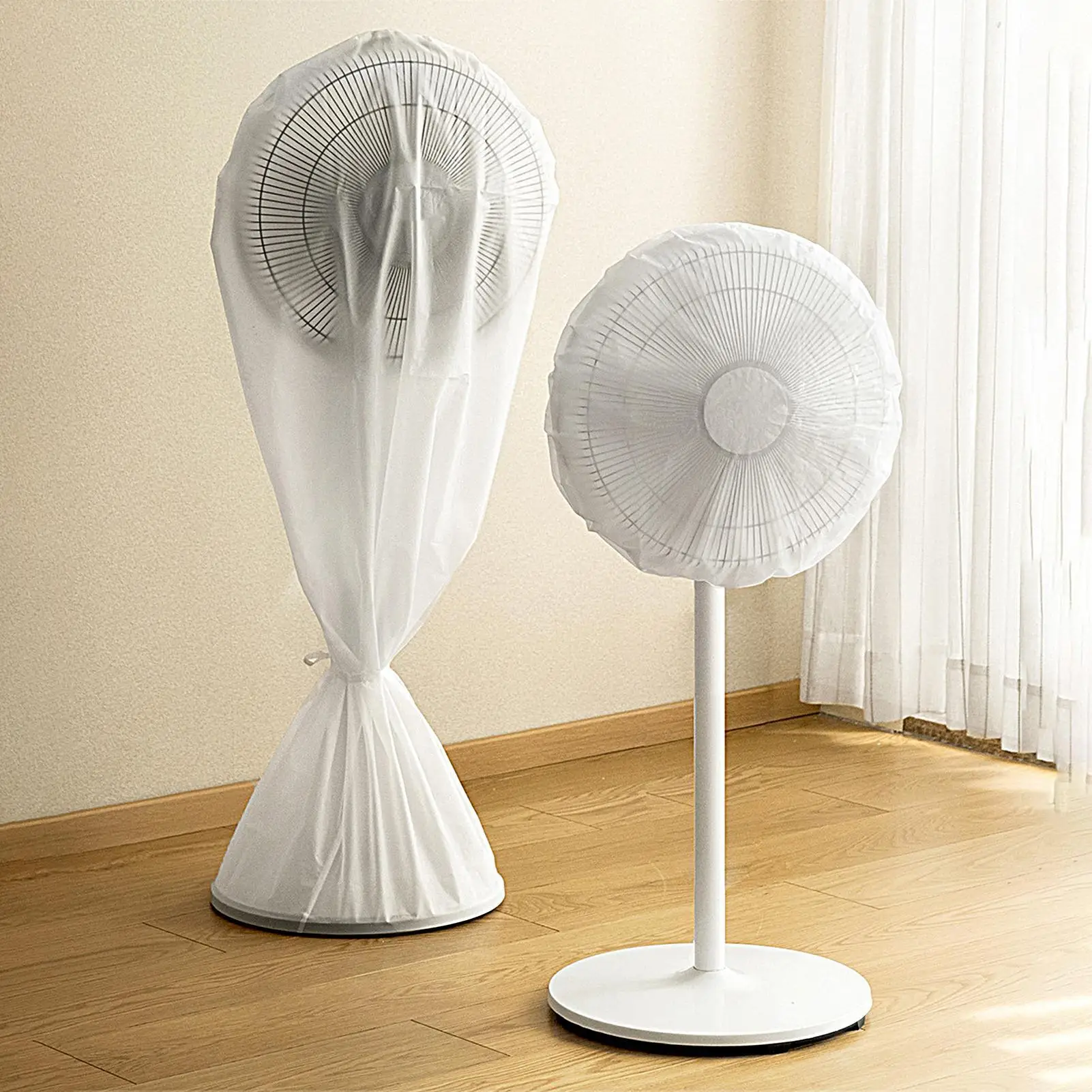 Universal Electric Fan Dust Cover Waterproof Dustproof Drawstring Bag for Floor Standing Table Fan Home Storage protective cover