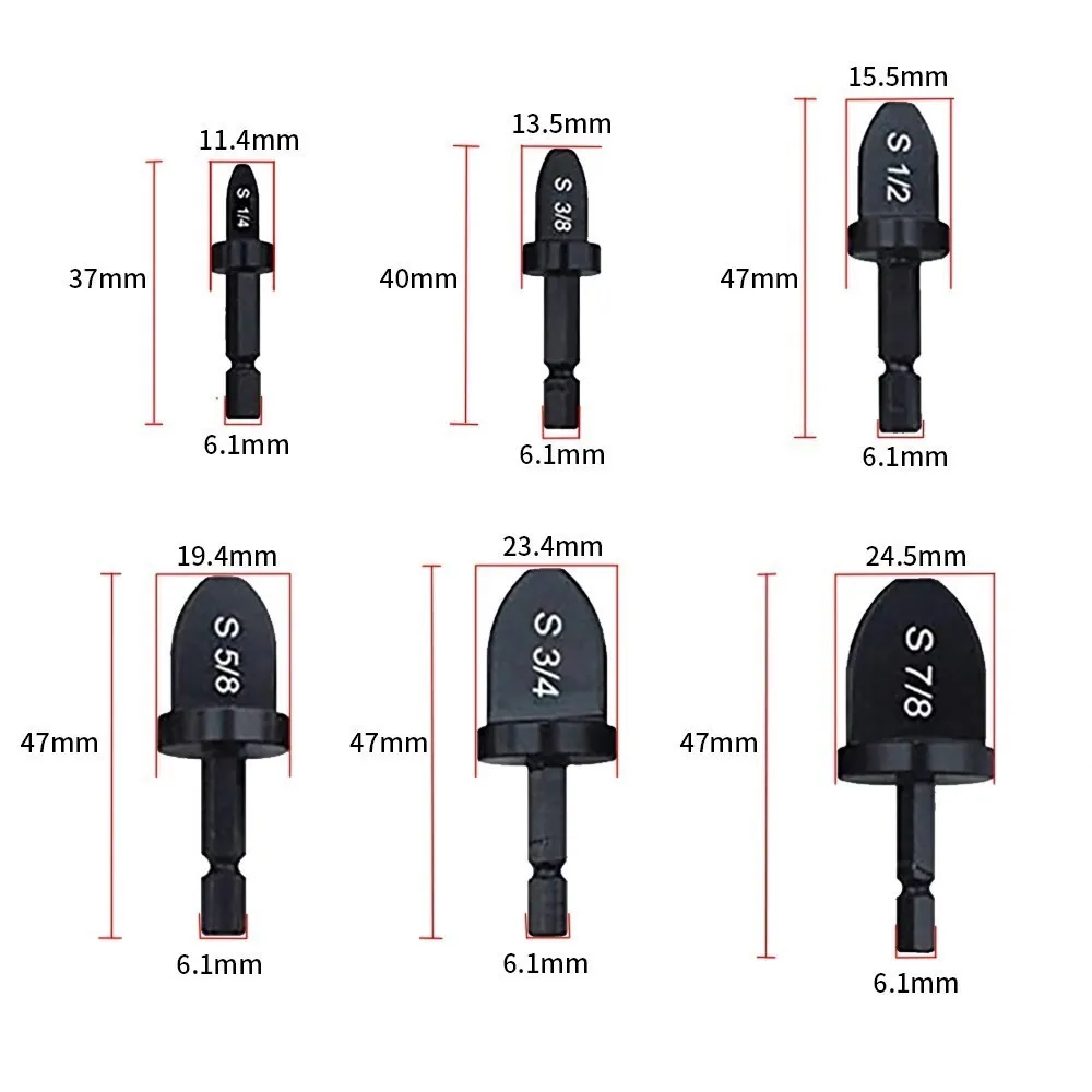 Imagem -04 - Meikela Pcs Tubo Expansor Elétrica Queima Ferramentas ar Condicionado Copper Pipe Expansão Hextriangular Shank Tubo de Expansão