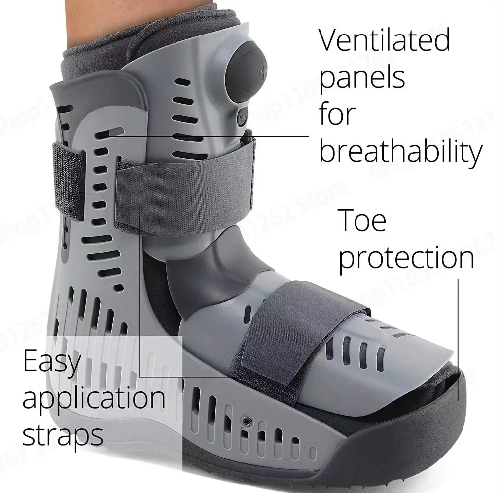 Inflatable Achilles Tendon Boot Walker Adjustable Orthopedic Boot for Post Surgery Ankle Foot Fracture Recovery