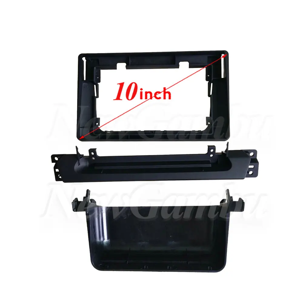 10 inch For BAOJUN 360 2018 Frame No Cable Audio Adaptor Dash Trim Kits Facia Panel  Radio Player screen 2 Din