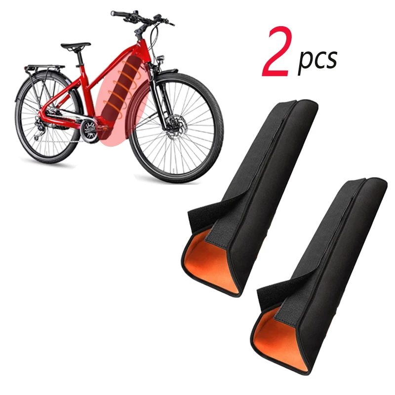 1/2 Stück E-Bike Lithium-Batterie Schutzhülle Fahrradkorb Allwetter-Schutzhülle Wasserdicht Staubdicht Fahrradhülle – Detail 3