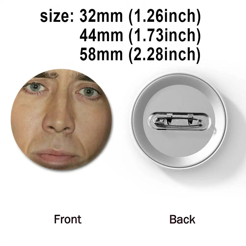 الشمال نمط نيكولاس قفص أرنب شارات مستديرة رائعة شارة دبابيس الإبداعية دبابيس للملابس قبعة ظهره هدية الملحقات