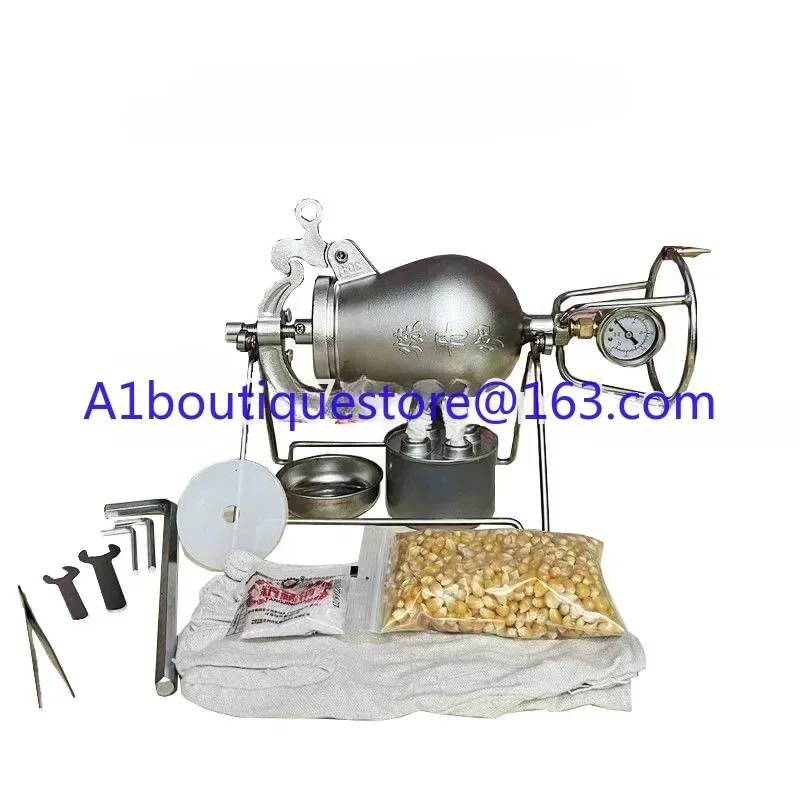 500ml Home Old Popcorn Maker  720ml Hand-cranked Puffed Rice Corn Making Machines