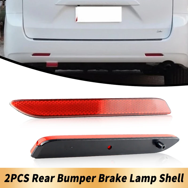 2PCS Only Shell No Bulb Rear Bumper Brake Light Cover Canbus For Toyota RAV4 Camry Reiz SIENNA Innova For Lexus ISF GX470 RX300