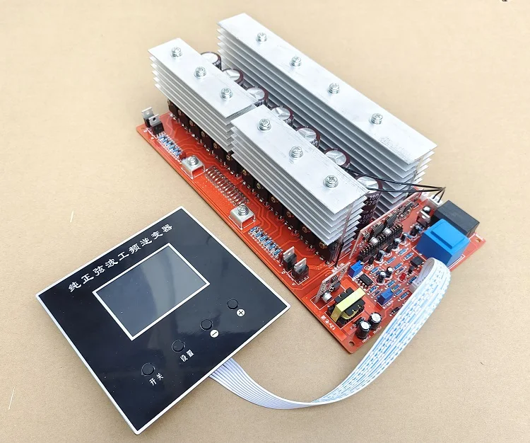 LCD display power frequency inverter PCB motherboard 12v to 48v universal