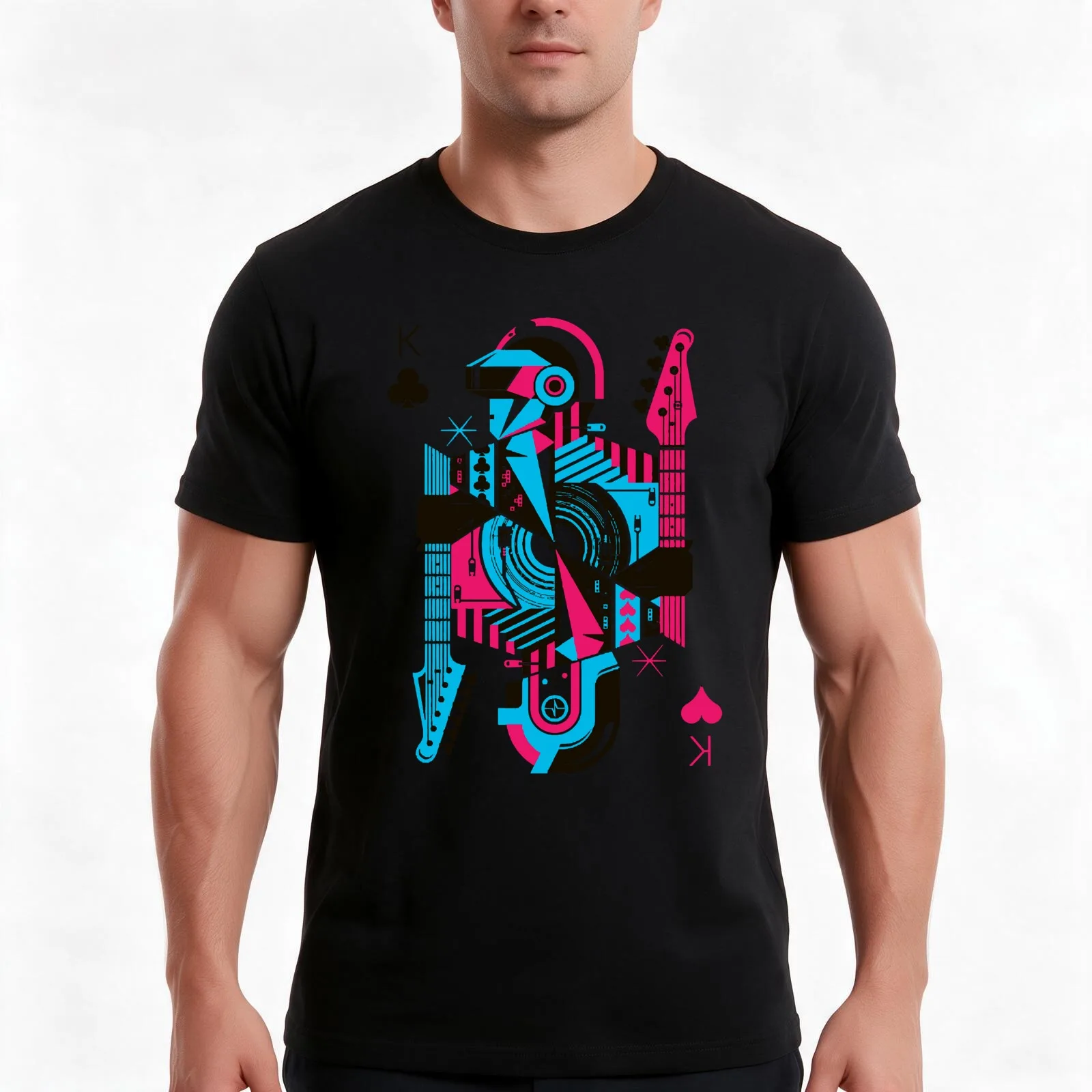 Needed Gifts Punk French Daft Electronic Music Duo Gifts Movie Fan T-Shirt, Summer Casual Cotton Tee, Oversized Streetwear Tops