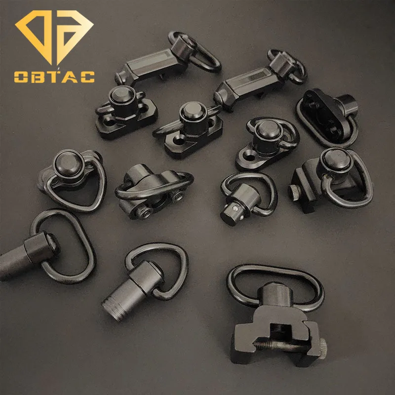 Tactical Rifle Mlok Quick Detach RSA GBB Metal Buckle QD Sling Steel Mount Airsoft Hunting Accessories Fit 20mm Weaver Rail