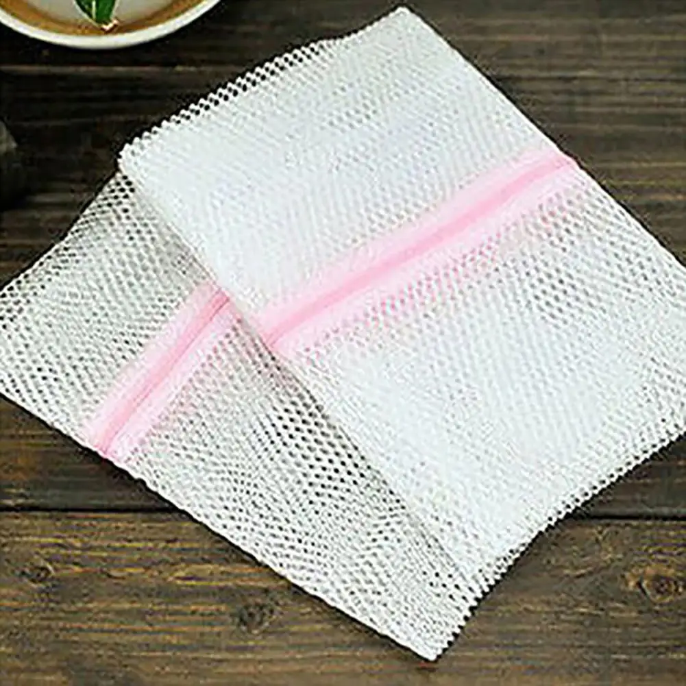 New Washing Machine Laundry Bag Bra Underwear Clothes Mesh Net Storage Zipper Pouch