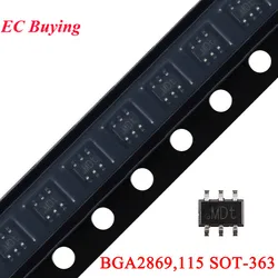20 piezas/5 uds BGA2869 BGA2869,115 SOT-363 SOT363 MDt MMIC amplificador de banda ancha SMD Chip IC circuito integrado