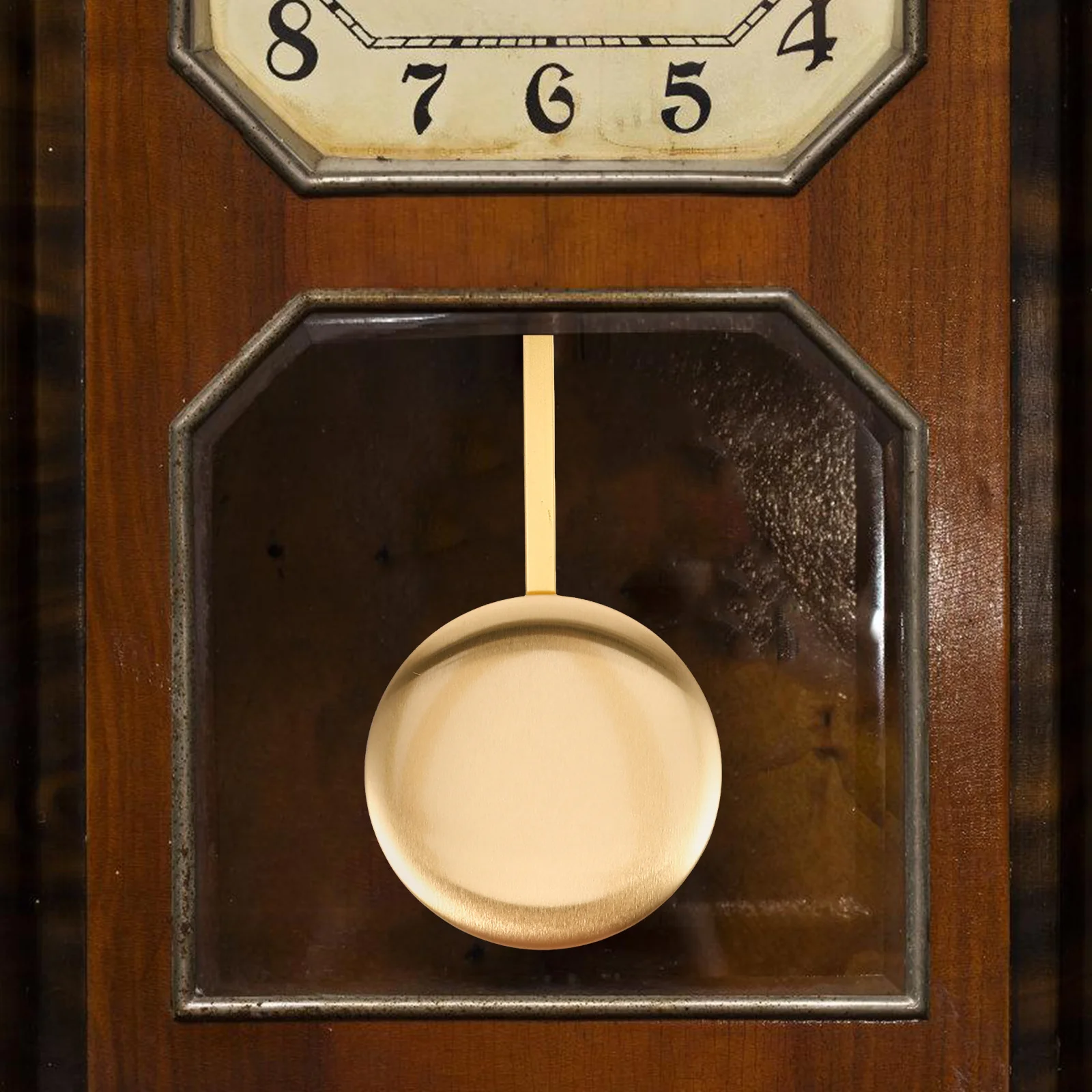 Accesorios de péndulo Reloj para pared Reemplazo de metal Componente de piezas de suministro de oro