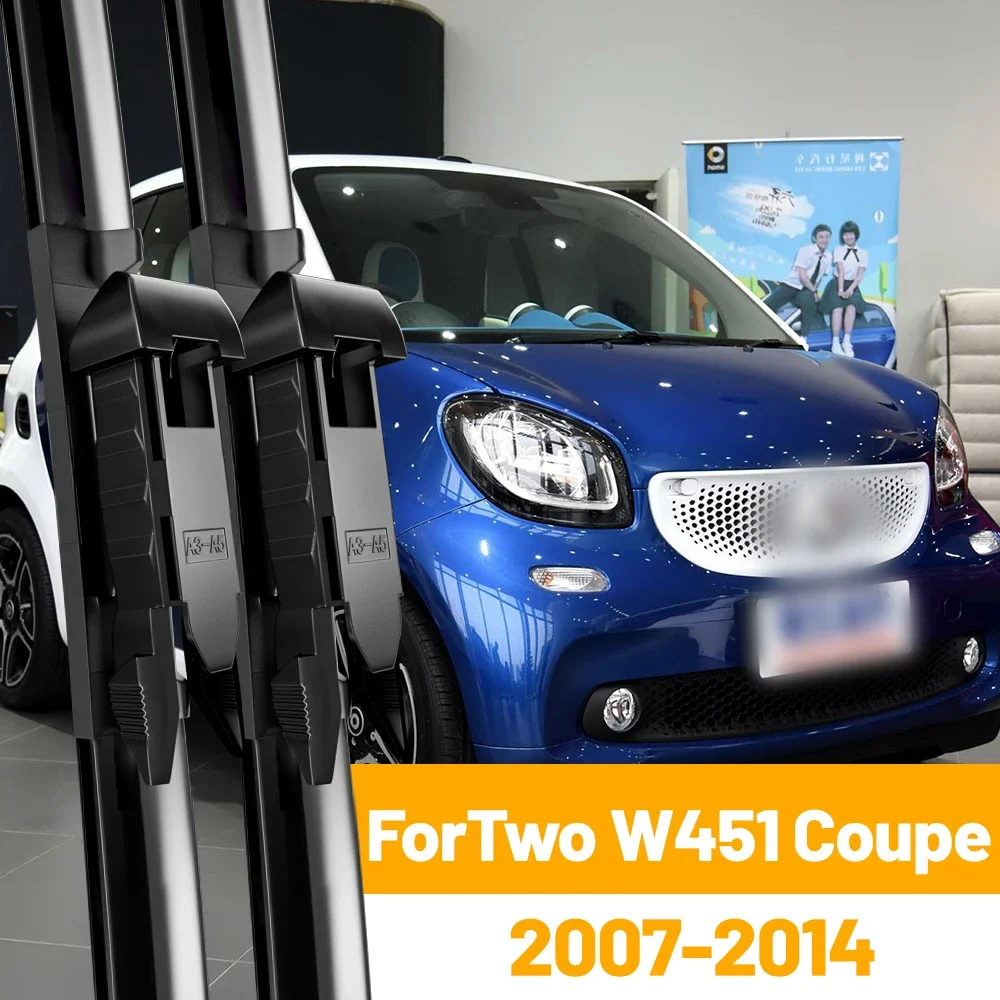 

Wiper Front Wiper Blades For Smart ForTwo W451 Coupe 2007 - 2014 Windscreen Windshield Window Brush 23"21" Accessories