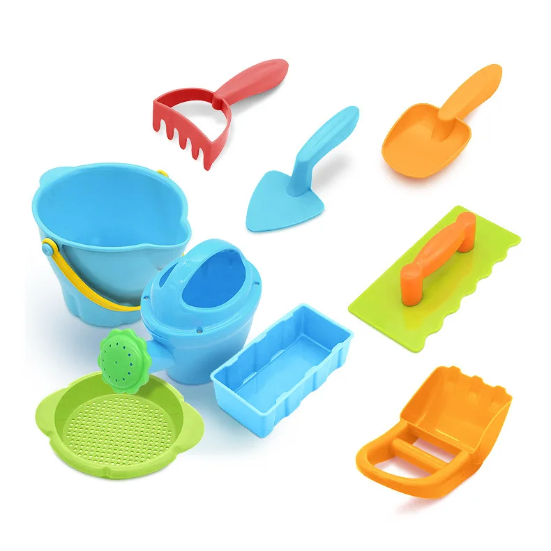 Children Playing with Sand Tools Men and Women Digging Sand and Playing with Water Beach Toys Gifts Bathing