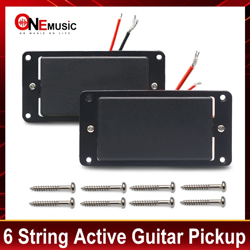Active Guitar Pickup for 6 String Guitar Humbucker Active Pickup Ceramic Magnet Active Guitar Accessories