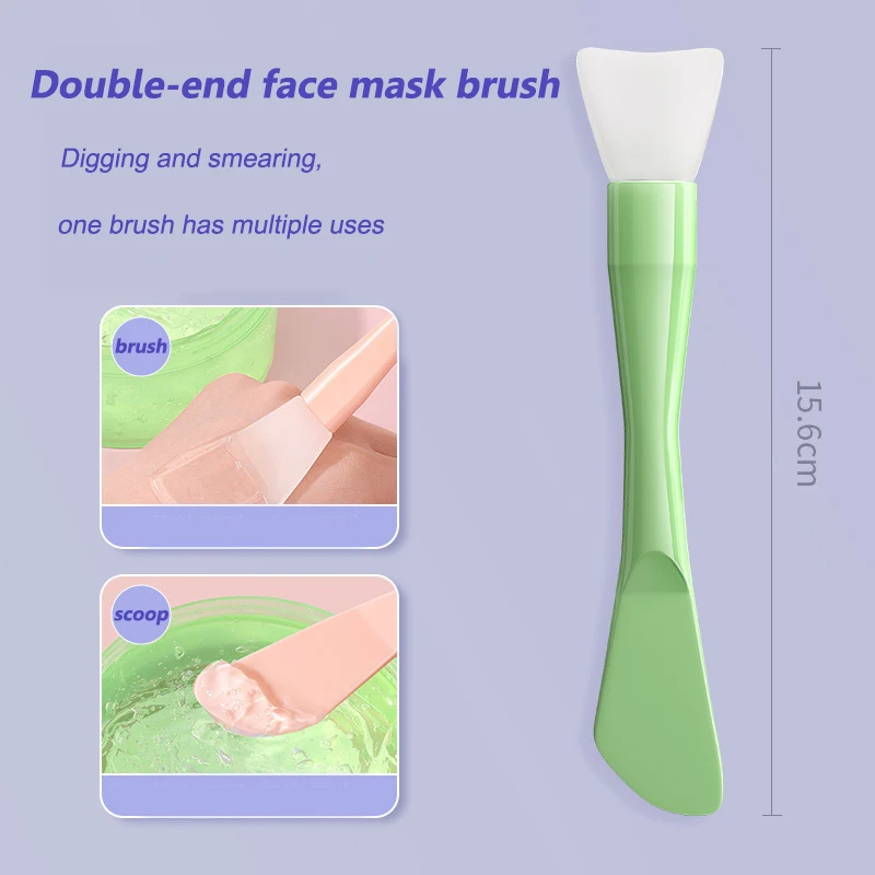 

Double-headed silicone mask brush, application type mask brush, ultra-thin brush specially designed for beauty tools