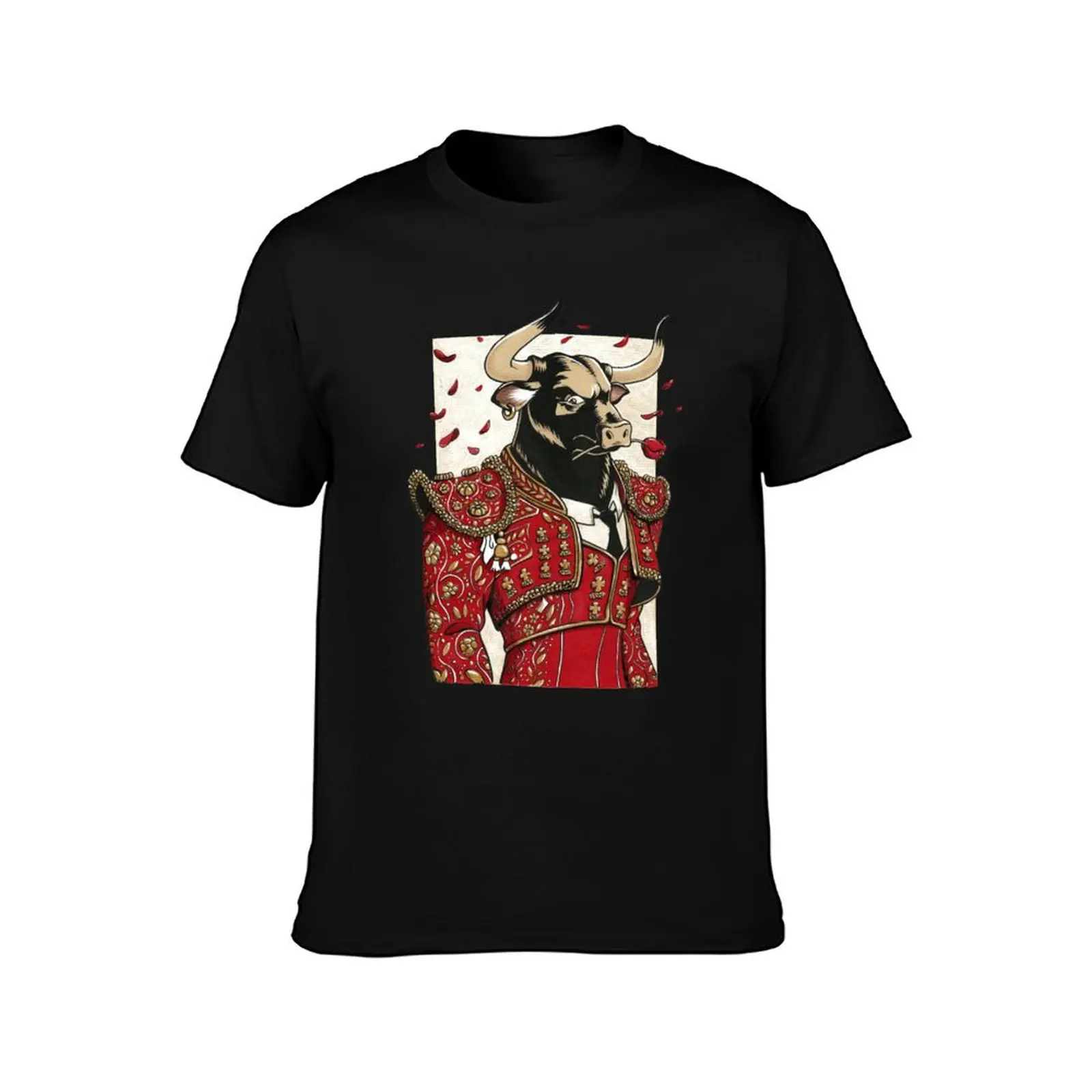 Toro Torero T-Shirt Simple Casual Short Sleeve Tee T-Shirt