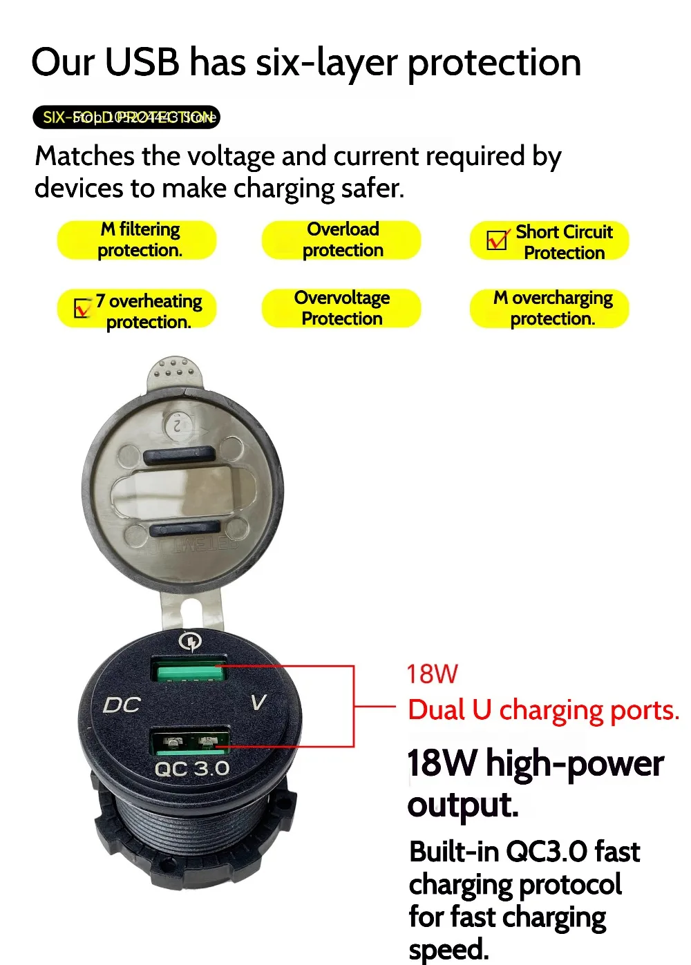 لهوندا CB650R USB شحن سريع شحن الجهد عرض-المركبة الأصلية تعديل غير المدمرة-الكمبيوتر/مادة الألومنيوم #5