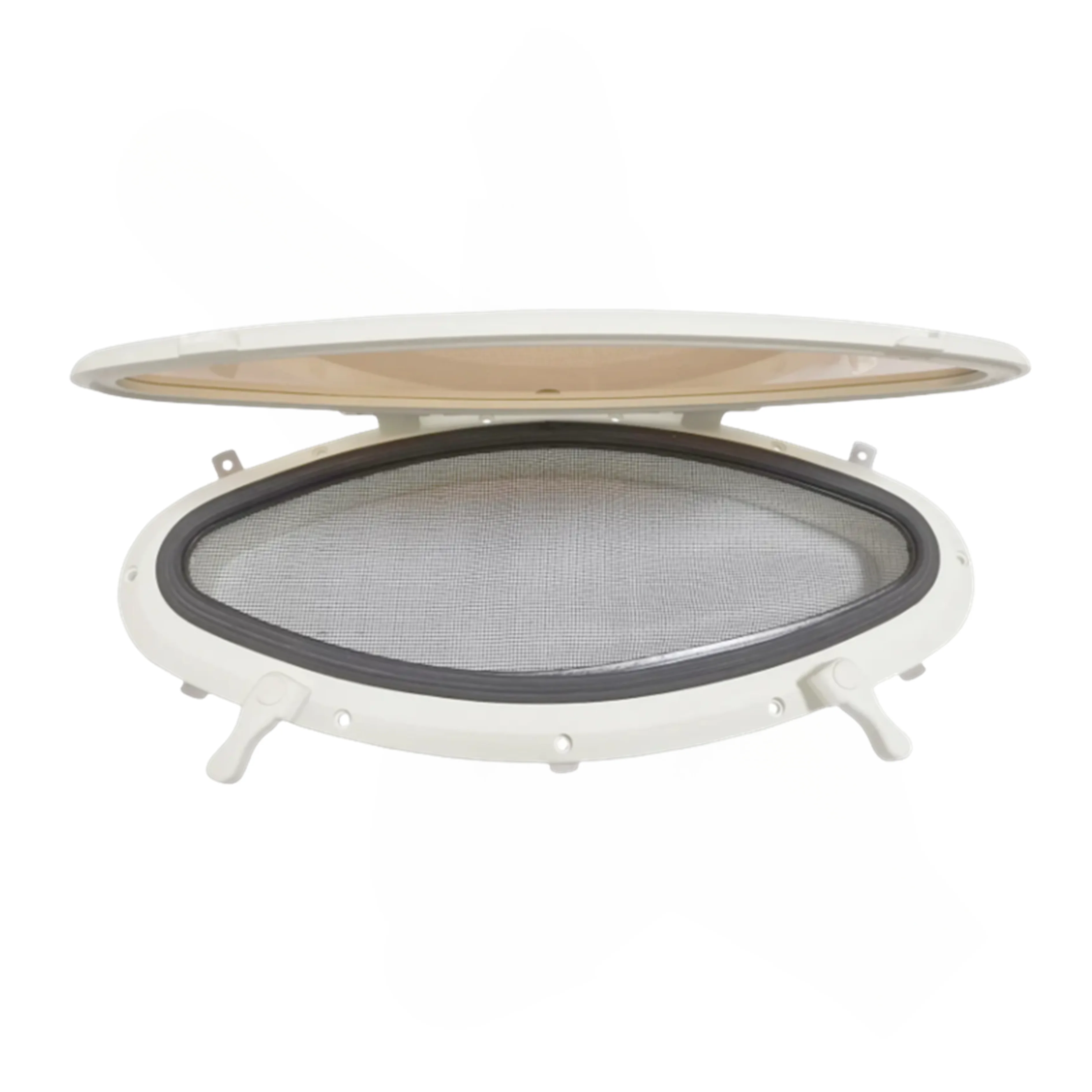 marine-plastic-oval-portholes-for-boats-with-gauze-mesh-watertight-window-yacht-accessories-white-black-mingyang-brand