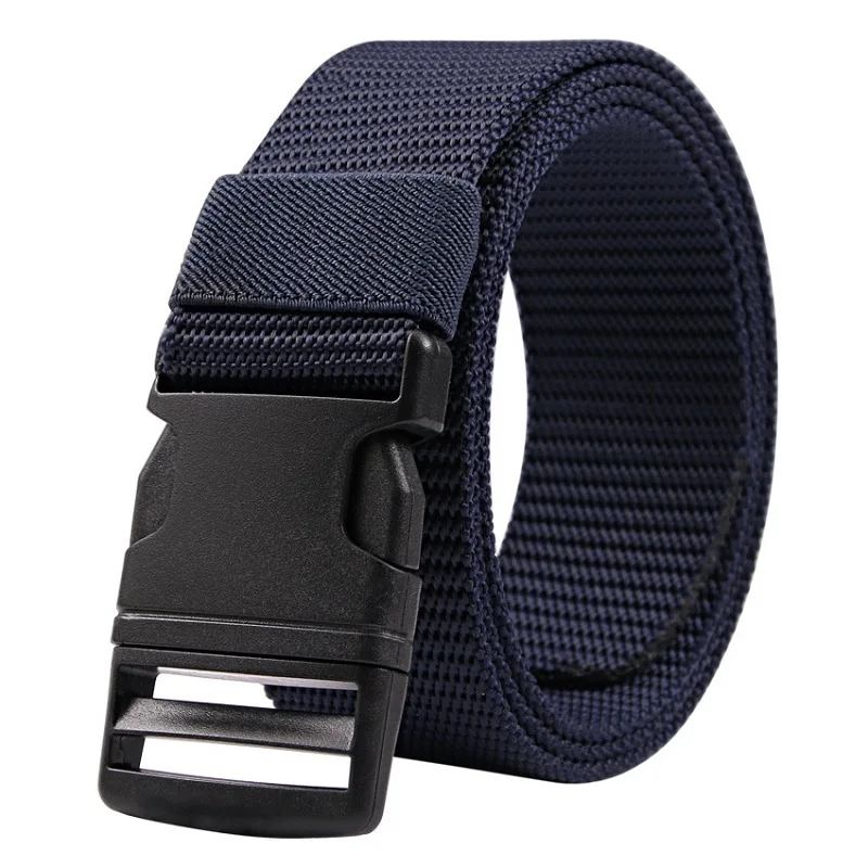 Tactische Nylon Riem Voor Man Outdoor Multi Functionele Canvas Plastic Gesp Tailleband Hoge Kwaliteit Broek Mannen Riemen Bruin Dt043