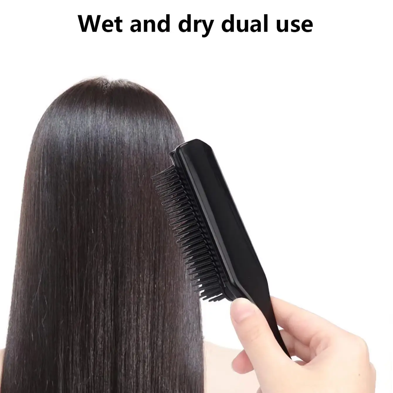 Hair Styling Nine Row Comb with Anti-Slip Handle
