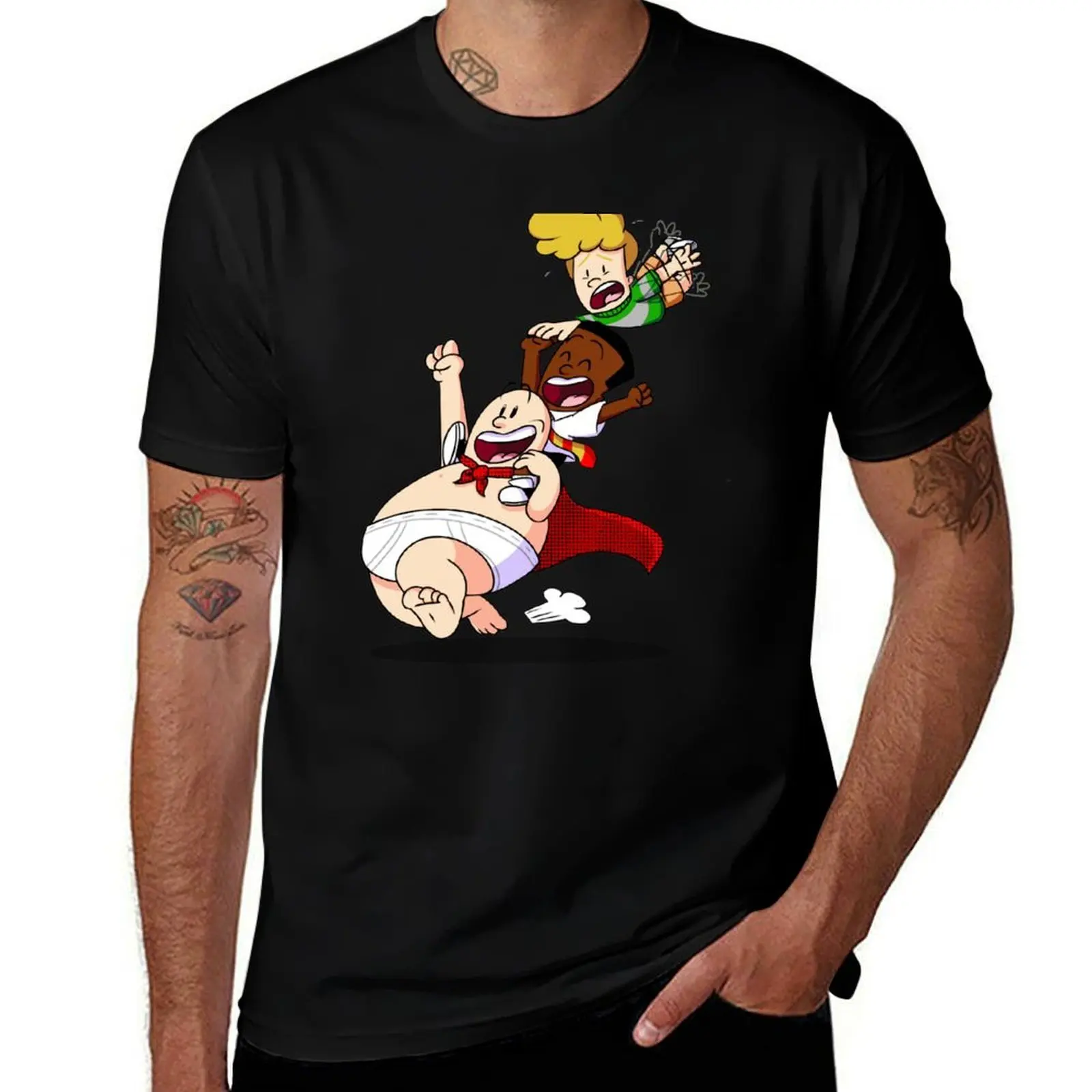 Flying High With Underpants T-Shirt Casual Holiday Short Sleeve Tee T-Shirt