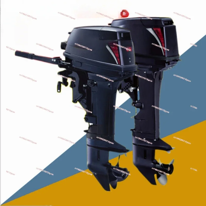 Outer two-stroke tail hanging machine Dongfa outboard machine 4-stroke external hanging machine rubber boat