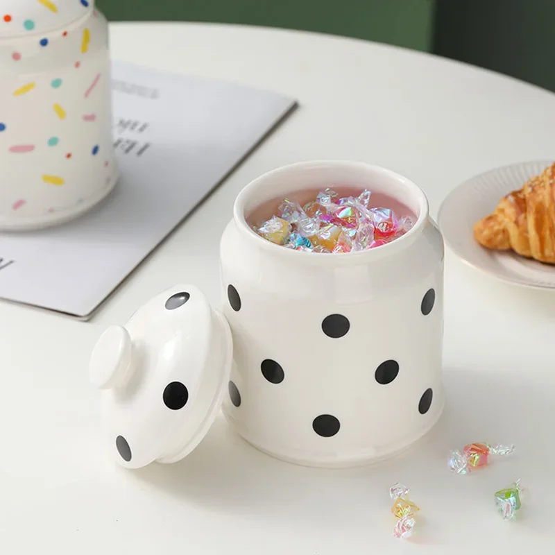Fruit Lemon Ceramic Storage Jar, Spice Jar, Food Storage Container, Storage Bottle, Tea Box, Kitchen Supplies, Desktop Organizer