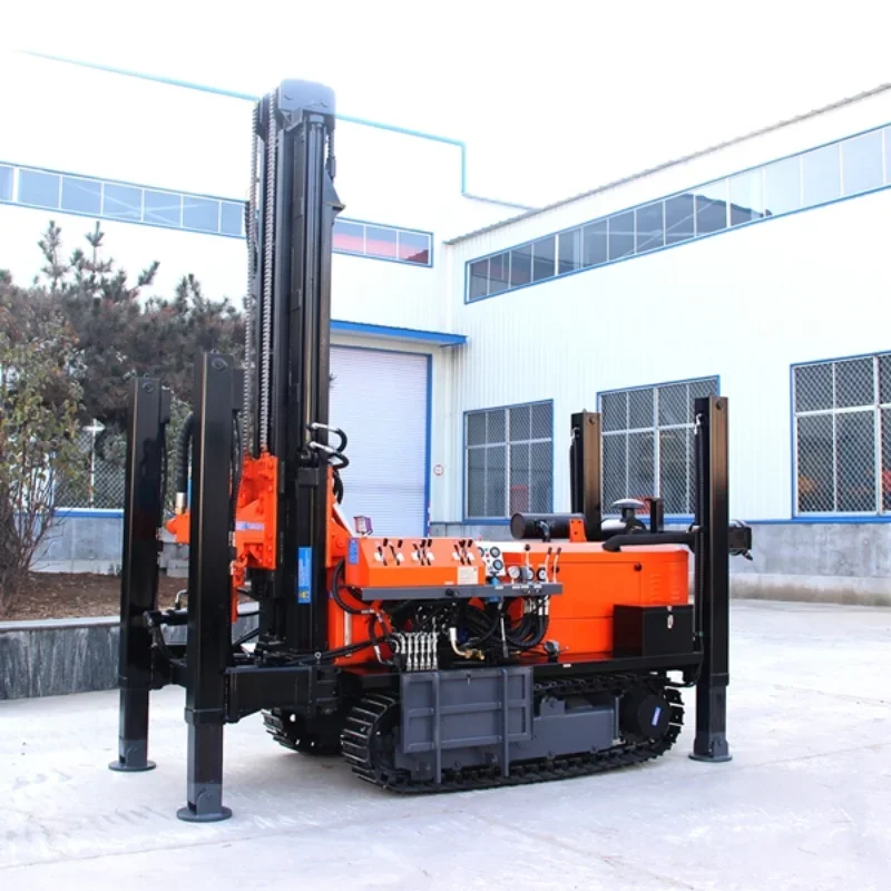 Hot Selling 100m 300m 500m 600m Crawler Water Well Drill Rig Portable Water Well Drill Rig Machine for Sale Price