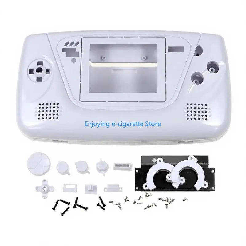 Shell-Gehäuse-Kit für Handheld-Spielgeräte mit kompletten Tastenteilen für DIY-Reparaturen und Außenaktualisierungsarbeiten Y4QF – Detail 6