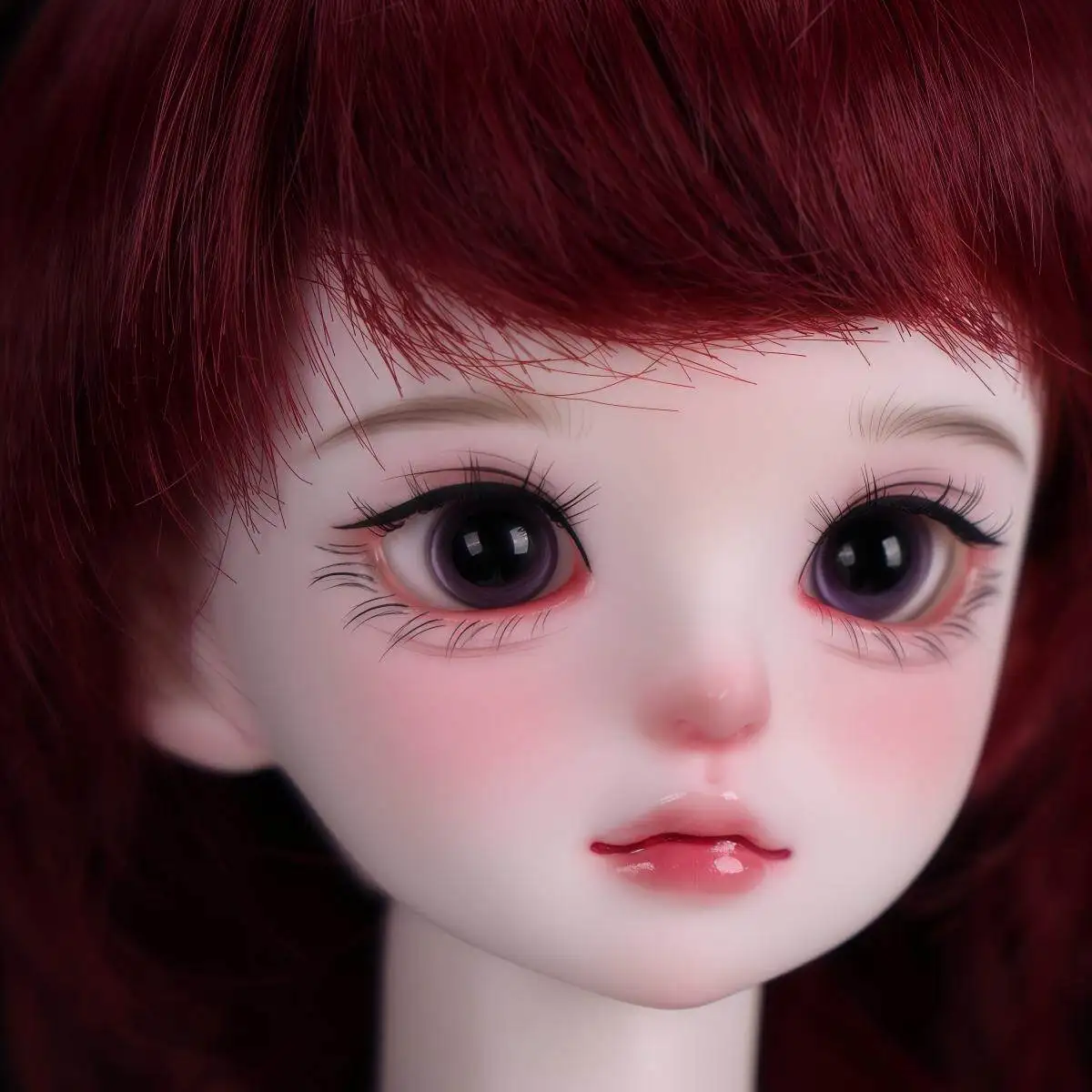 BJD Glass Eye Six Points Deep Purple Pupils 4 Points Small Iris Of Eyeball OB11 Eyeballs Purple 07