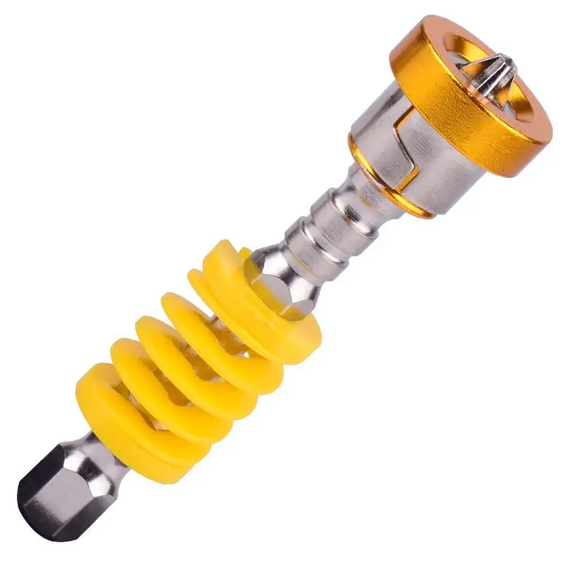 1 Stück 1/4 Zoll Sechskant PH2 Kreuzschraubendreherkopf Magnetischer Schraubendreherkopf Magnetring zur Positionierung Abnehmbarer Begrenzungsring – Detail 15