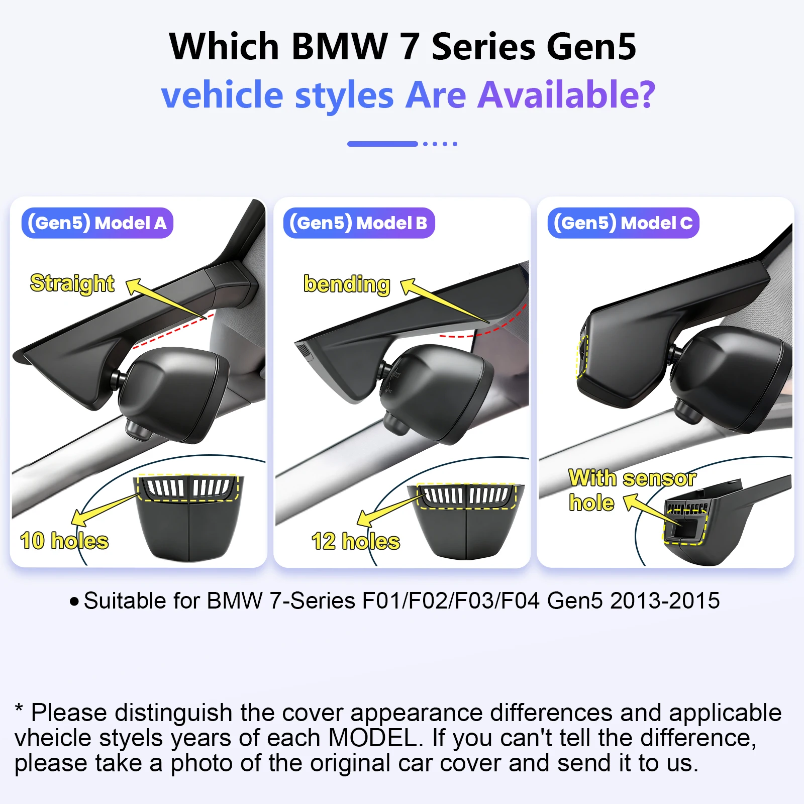 AUcamTOera 4K Dash Cam For BMW 7 Series Gen5 F01 F02 F03 F04 Dash Car Camera WiFi & APP GPS DashCam Plug and Play 2013-2015