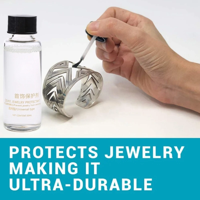 น้ำยาเคลือบเครื่องประดับแบบพกพา1ชิ้นเครื่องประดับที่สวยงามจากการสึกหรอทำให้เสื่อมเสีย