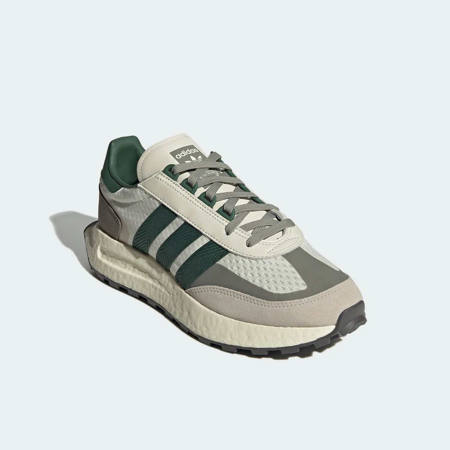 Adidas genuine clover men's and women's thick soled shock-absorbing casual shoes IE3910