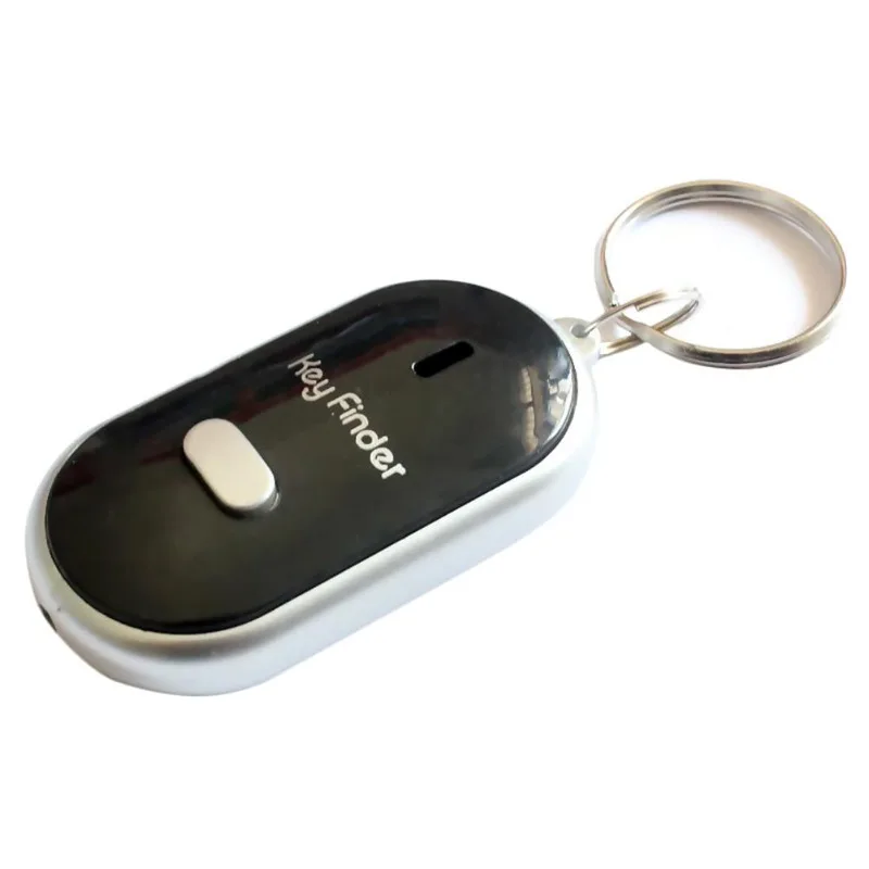 Mini Anti-lost Whistle Key Finder Flashing Beeping Remote Kids Key Bag Wallet Locators