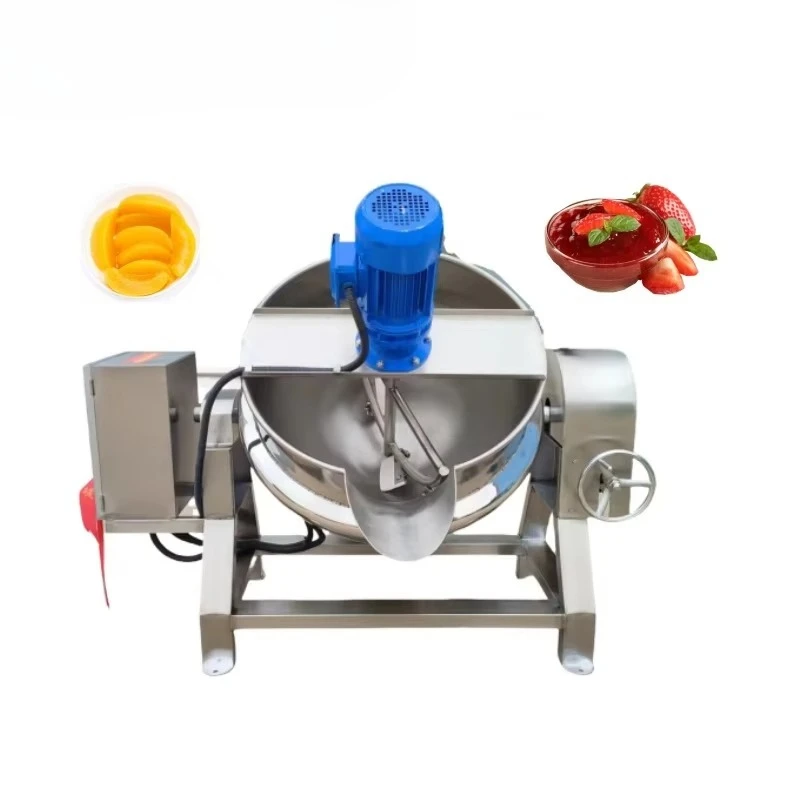 

50L/100l/200l/300l/500l High Quality Industrial Double Jacket Steam Kettle Electric Cooking Pot Jacket Pot