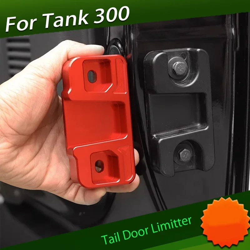 

Tail Door Limitter Fit for GWM Tank 300 Door Aluminum Alloy Reinforced Protection Trunk Anti-sinking Abnormal Sound Car Parts