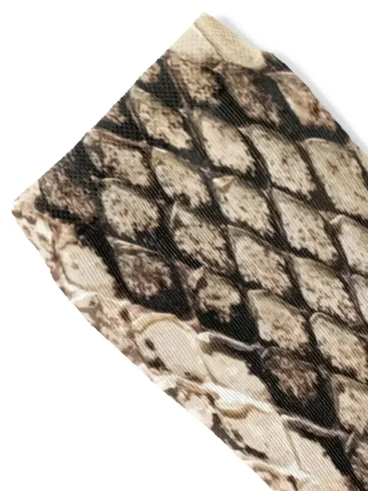 Snakeskin Print - Snake Reptile Animal Rattlesnake Socks warm winter christmass gift soccer anti-slip Socks Woman Men's