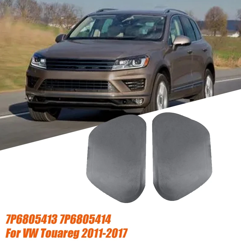 1Pair Car Fender Liner Extension Cover Cap Accessories 7P6805413 7P6805414 For VW Touareg 2011-2017 Bonnet Front Left Rright