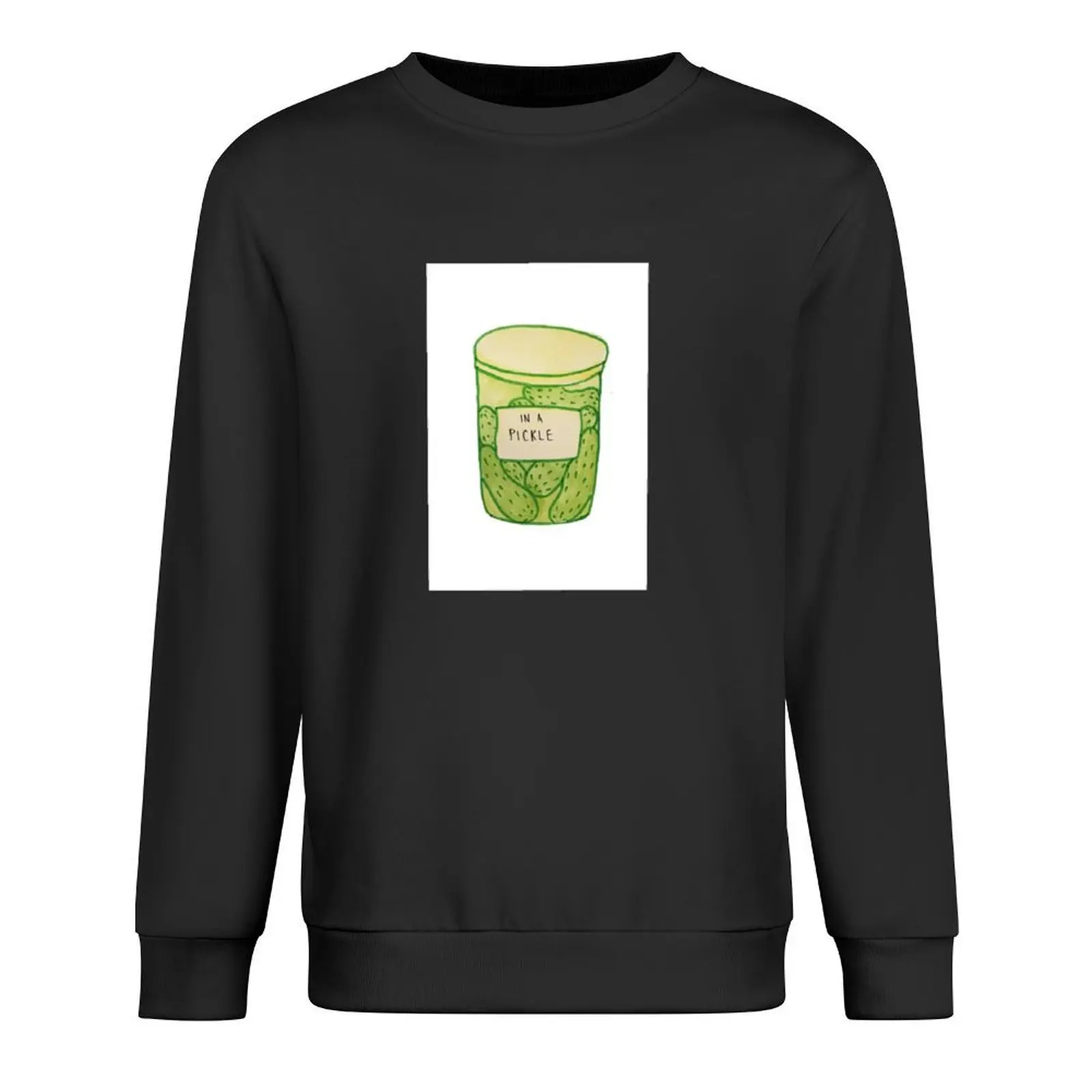

In A Pickle Pullover aesthetic clothing men wear korean style clothes winter clothes oversize sweatshirt