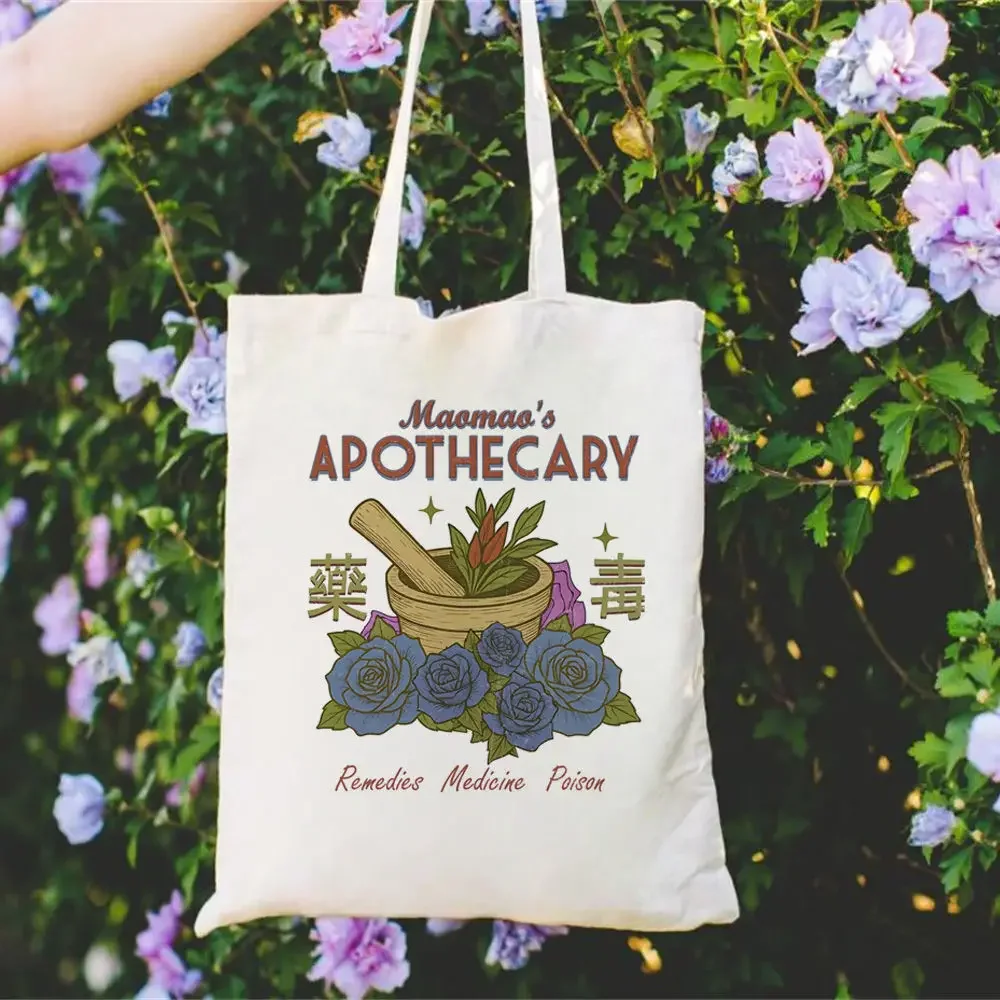 2026 Pharmacist's Diary Canvas Handbag - Personalized Beach Foldable Reusable Wholesale Shopping Bag