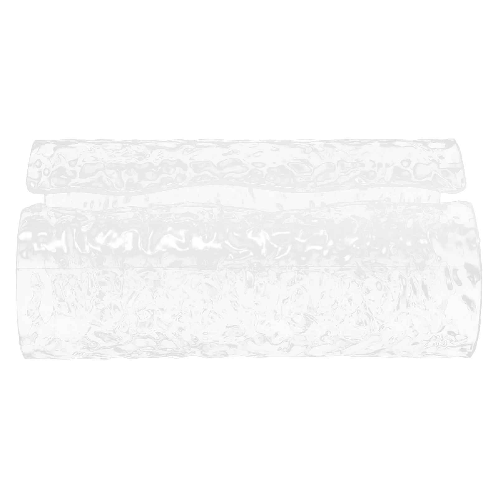

Glacier Pattern Tissue Box Creative Elliptical Transparent Home Hotel Decor Storage Organizer Napkin Dispenser Paper