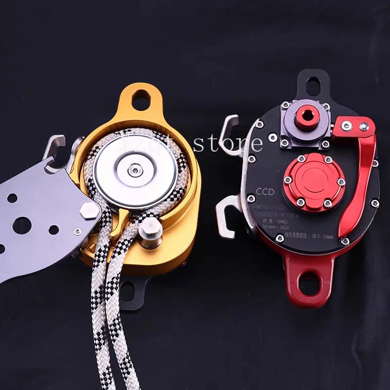 Aerial work electric lifting and descending retarder CCR electric lifting heavy duty pulley rope climber lifting and descending