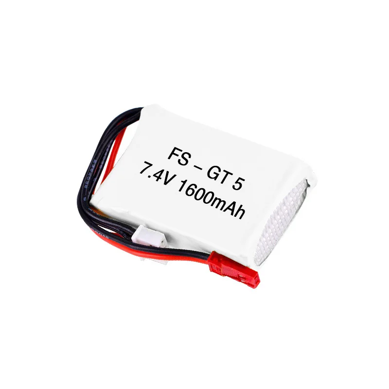 7.4v 1600MaH Battery For Flysky FS-GT5 MC6C/MCE7 2.4G 6CH Transmitter Spare Parts 7.4v Lipo Battery FOR GT-5 RC Transmitter